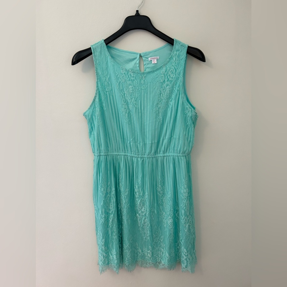 Target Xhilaration Teal Lace Dress (XXL)
